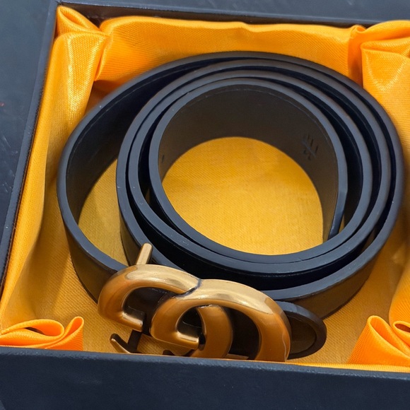 Black Belt with Gold Emblem - Picture 3 of 8